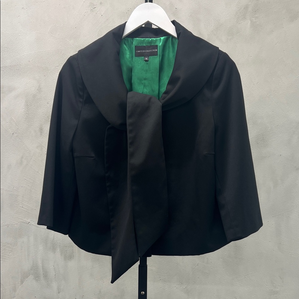 Limited Collection Black Jacket with Tie